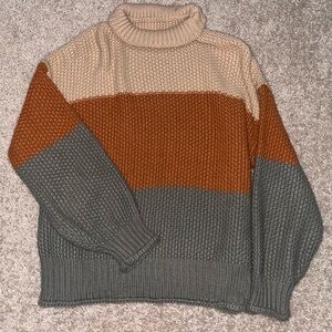 Colorblock Knit Women’s Sweater